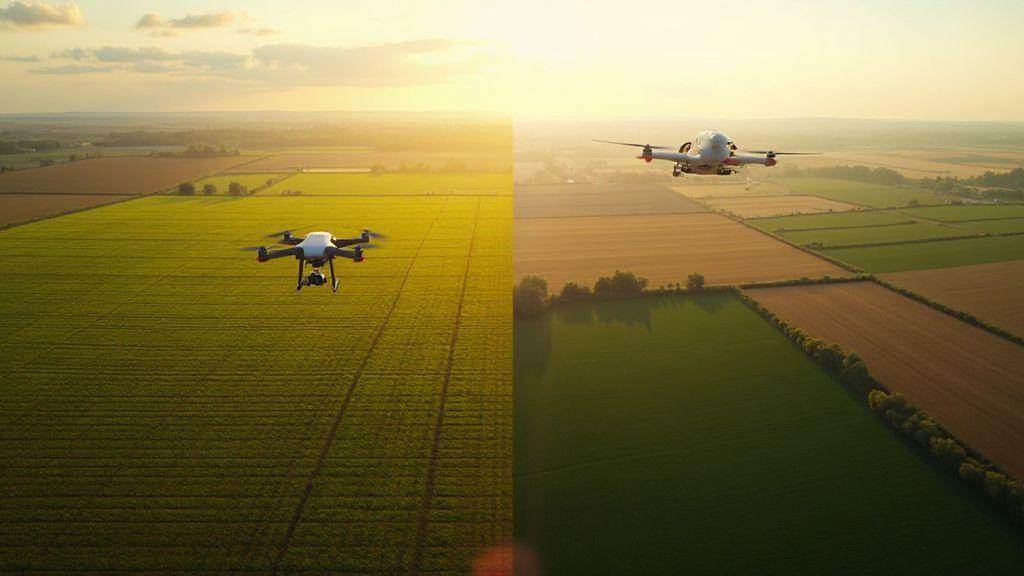 Multirotors vs Fixed-Wing: Which Drone to Choose for Agricultural Mapping?